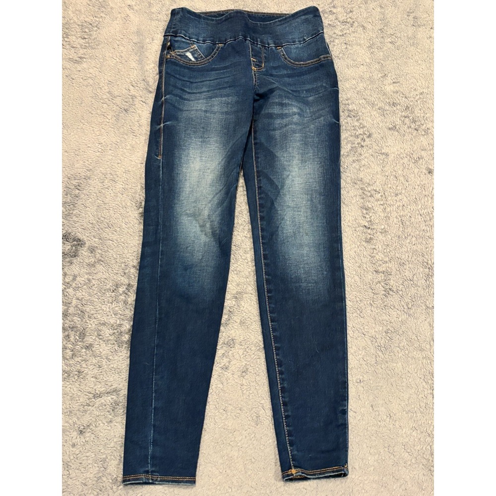Rock & Republic Denim Rx Fever Jeans Womens 2M Dark Wash Blue Pull On Skinny